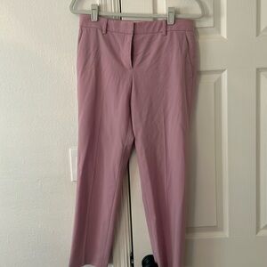 Theory pink wool ankle length pants size 4